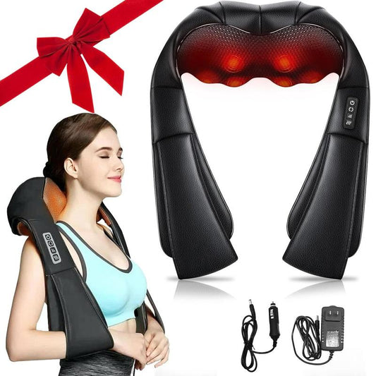 Neck & Shoulder Massager, 1 Box Electric Neck Massager with Heat Function, Deep Tissue Muscle Massager for Men & Women, Birthday Gift, Shoulder Massager