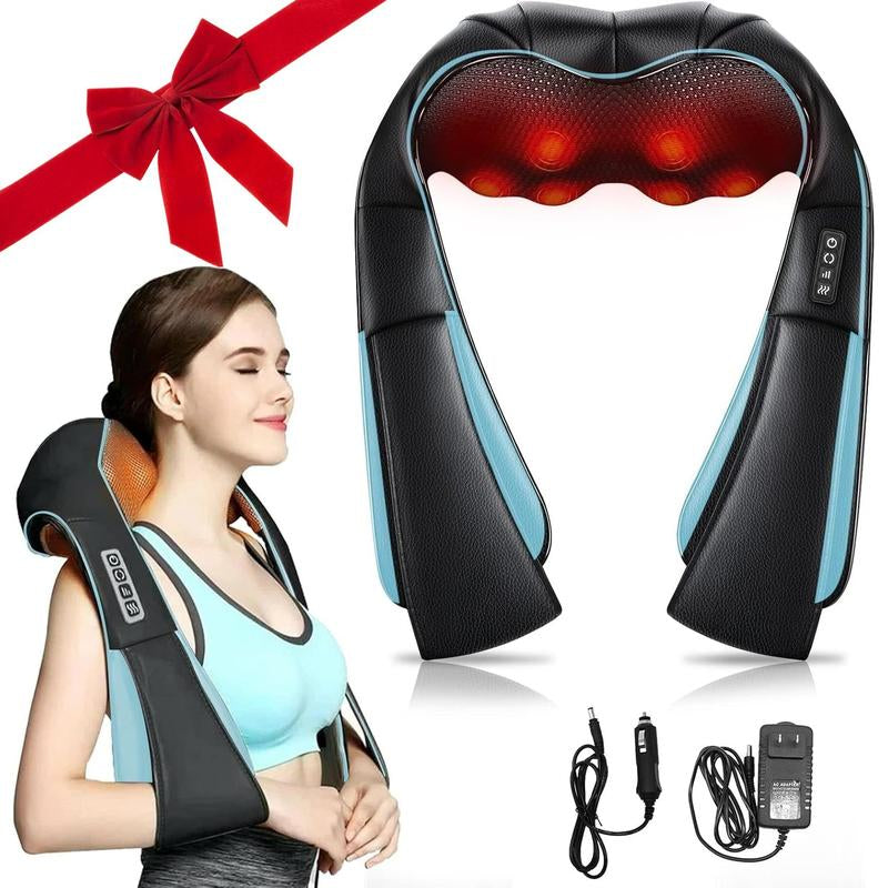 Neck & Shoulder Massager, 1 Box Electric Neck Massager with Heat Function, Deep Tissue Muscle Massager for Men & Women, Birthday Gift, Shoulder Massager