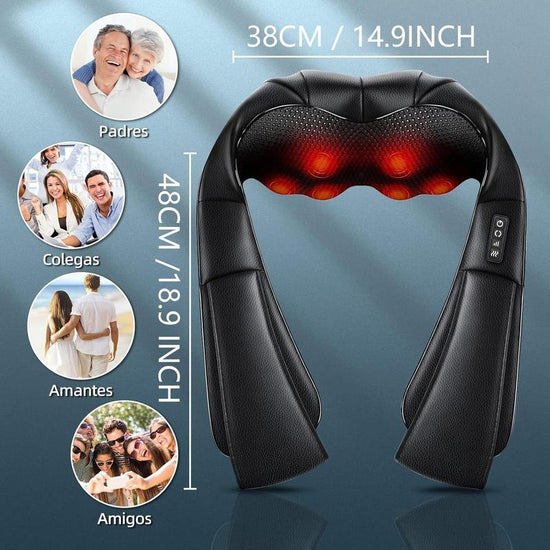 Neck & Shoulder Massager, 1 Box Electric Neck Massager with Heat Function, Deep Tissue Muscle Massager for Men & Women, Birthday Gift, Shoulder Massager
